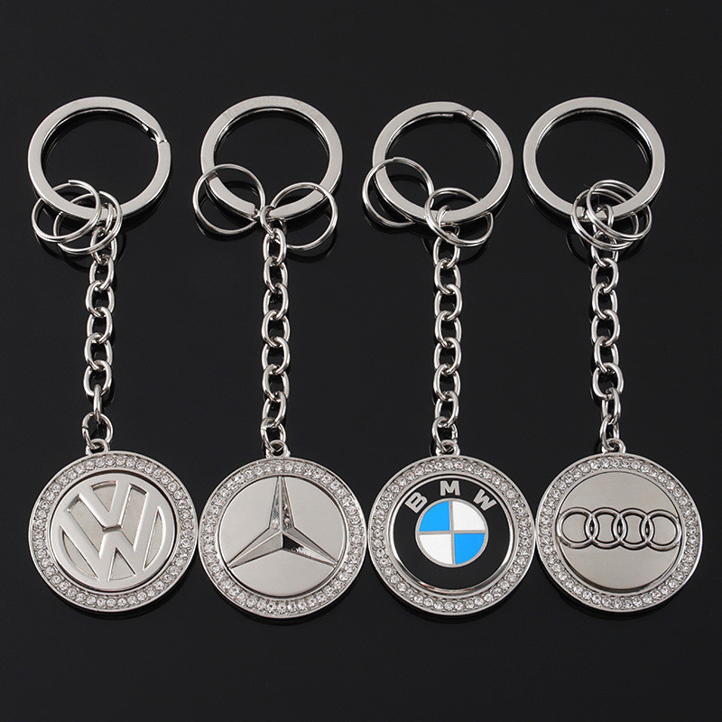 VOLKSWAGEN BMW 汽車標誌鑰匙扣金屬鑰匙圈梅賽德斯奔馳 W210 W203 W204 寶馬 F30 F20