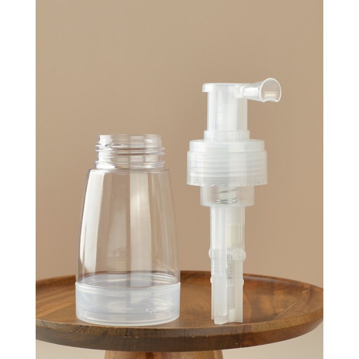 【現貨】180ML/35ML粉撲瓶塑料便攜可拆卸旅行噴霧瓶容器PET化妝品瓶透明乾粉噴霧瓶