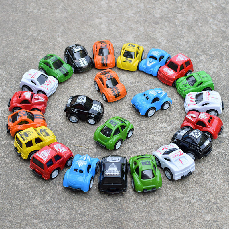 網紅兒童男孩回力迷你小汽車工程車壓力車幼兒園男女孩兒童玩具車