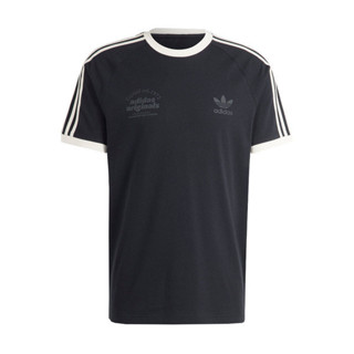 Adidas GRF Tee IS1413 男 短袖 上衣 T恤 運動 休閒 經典 三葉草 修身 棉質 舒適 黑