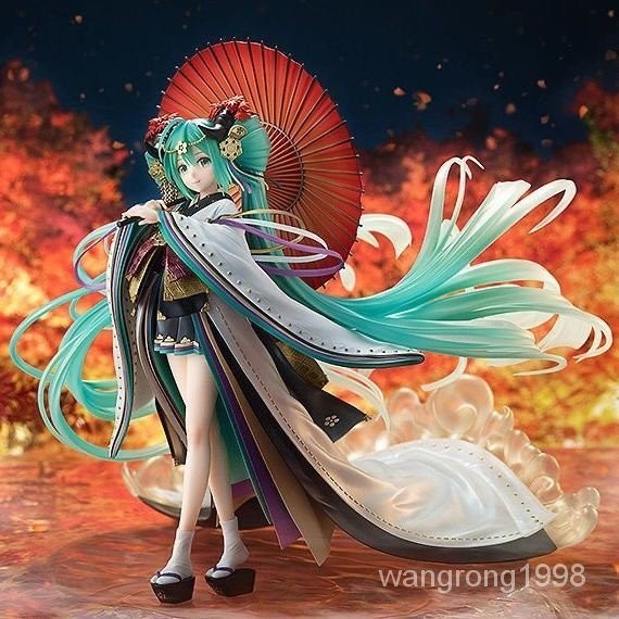 初音未來手辦中秋美人魚動漫周邊古風女孩擺件裝飾節日禮物玩偶