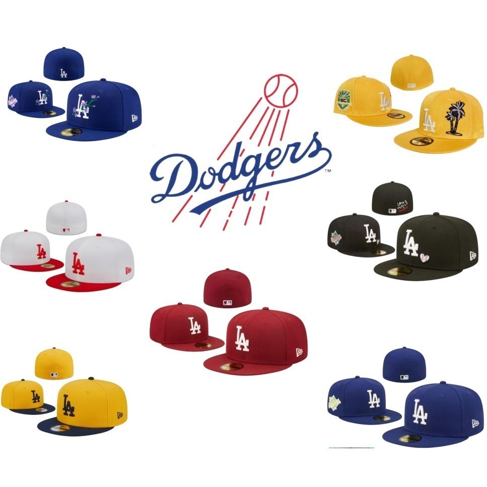 Mlb 洛杉磯道奇隊棒球帽戶外運動非可調節中性後扣帽