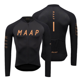 Maap 男士騎行服長袖透氣自行車服防曬公路自行車山地車騎行服春秋