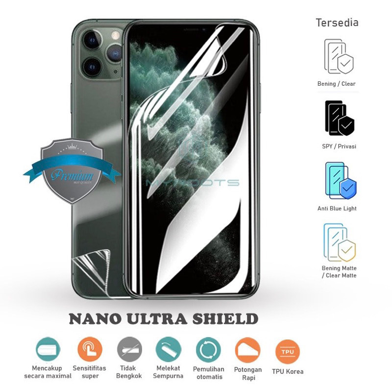 防刮水凝膠 Ultra Shield iPhone 11 11 Pro 11 Pro Max 優質薄膜屏幕保護膜
