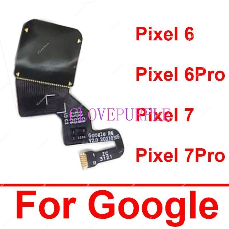 1x 適用於 Google Pixel 6 7 6A 7Pro 屏幕下指紋傳感器排線 Home Key 指紋傳感器 Fl