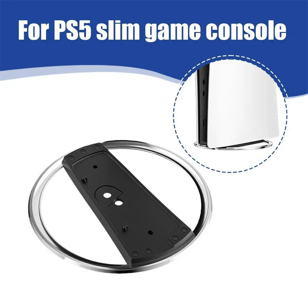 適用於 PS5 slim遊戲機底座增加高度直立支架底座適用於 Playstation 5 slim遊戲機冷卻支架