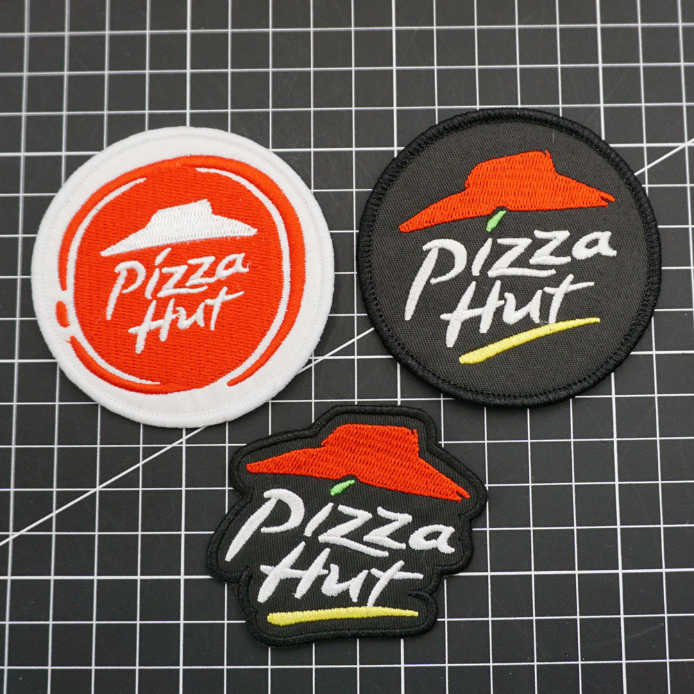 【定制】AQ Pizza Saint Guest 3D 刺繡魔術貼補丁/徽章/臂章/徽章裝飾夾克牛仔褲背包帽
