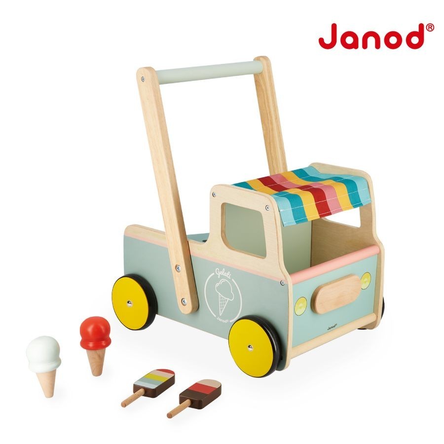 Janod平衡學步系列/ 冰淇淋餐車 eslite誠品
