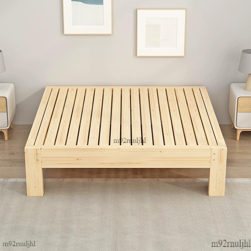 伸縮沙發床兩用簡約客廳小戶型原木多功能全實木可摺疊推拉儲物床床 床架 摺疊床 實木床 單人床
