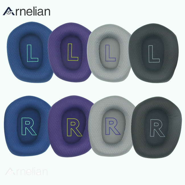 Arnelian 2 件耳墊兼容羅技 G733 耳機透氣網狀耳罩耳墊耳機配件