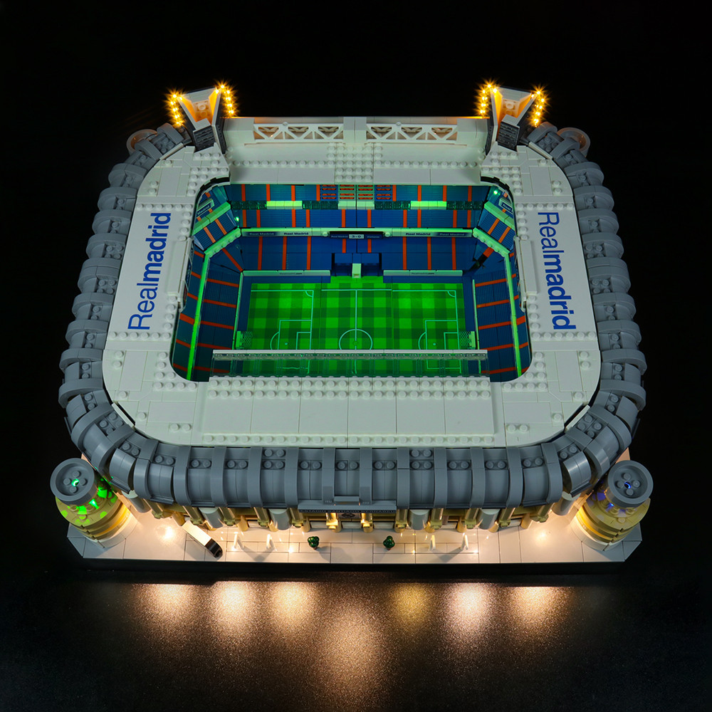 【精品燈飾】適用於樂高10299皇家馬德里伯納烏球場積木模型燈飾led燈光