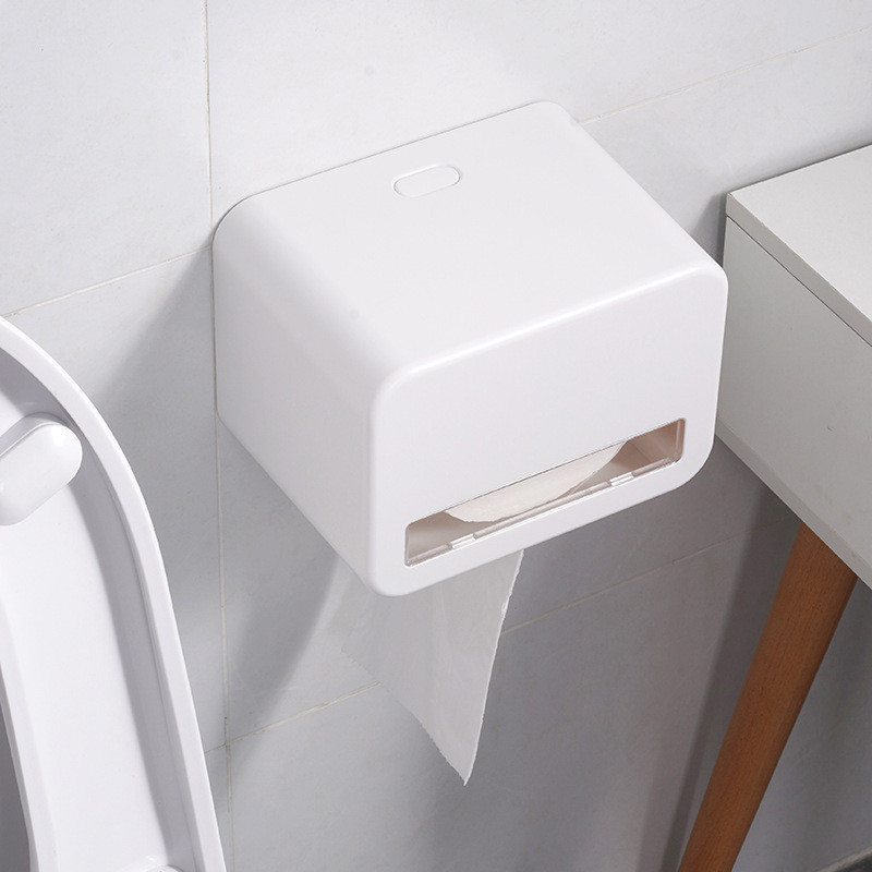 日本家の物語衛生間紙巾盒免打孔廁所捲紙盒置物架衛生紙抽紙盒
