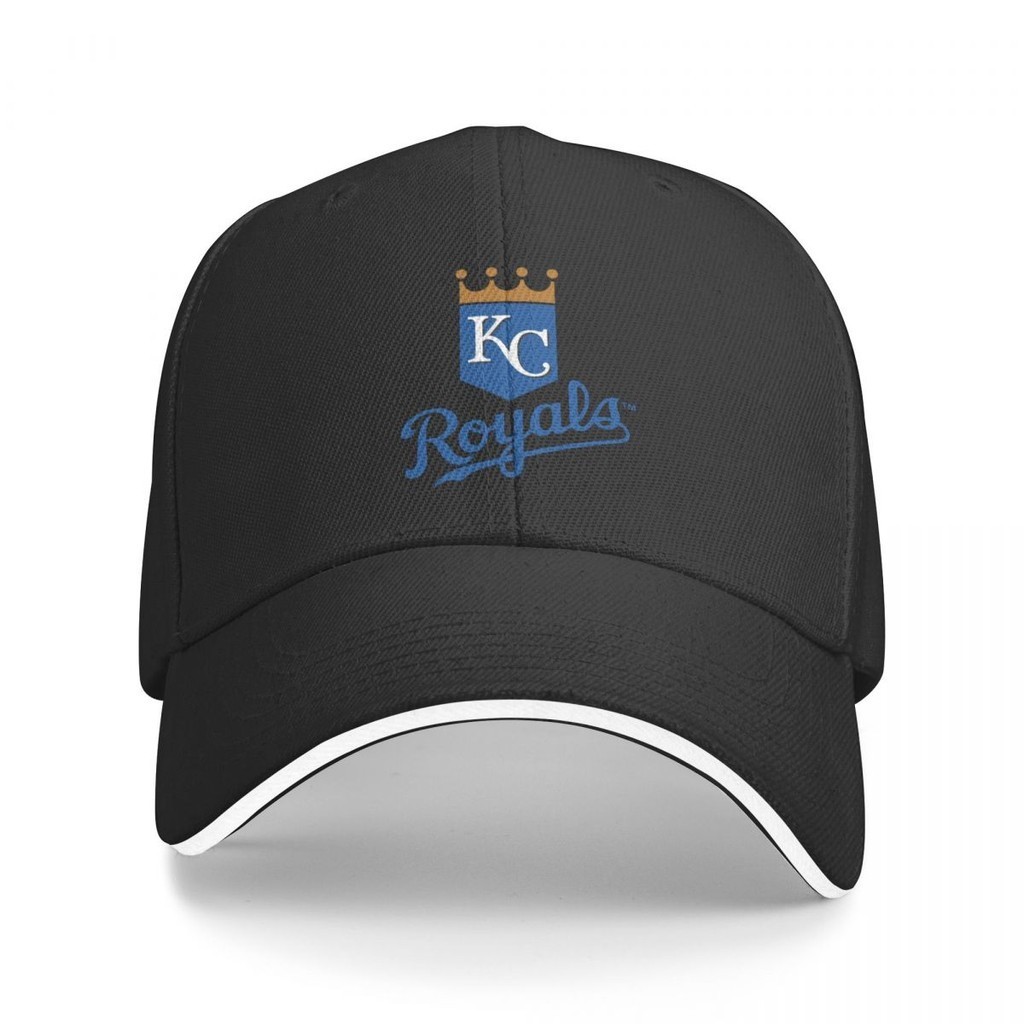 Mlb 堪薩斯城皇家隊帽男女通用戶外運動可調節爸爸卡車司機帽 Casquette 棒球帽