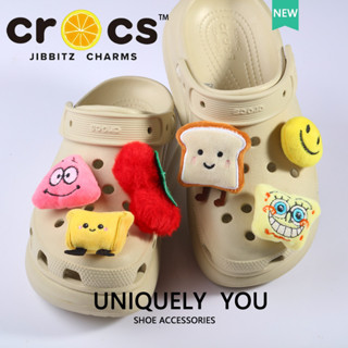crocs 鞋釦 洞洞鞋鞋釦 套裝 毛絨公仔鞋釦 吐司 海綿寶寶 可愛派大星 鞋附件