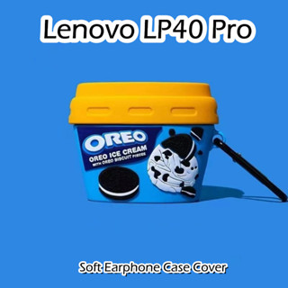 LENOVO 【快速發貨】適用於聯想 Lp40 Pro 保護套情侶卡通系列軟矽膠耳機套保護套 NO.1
