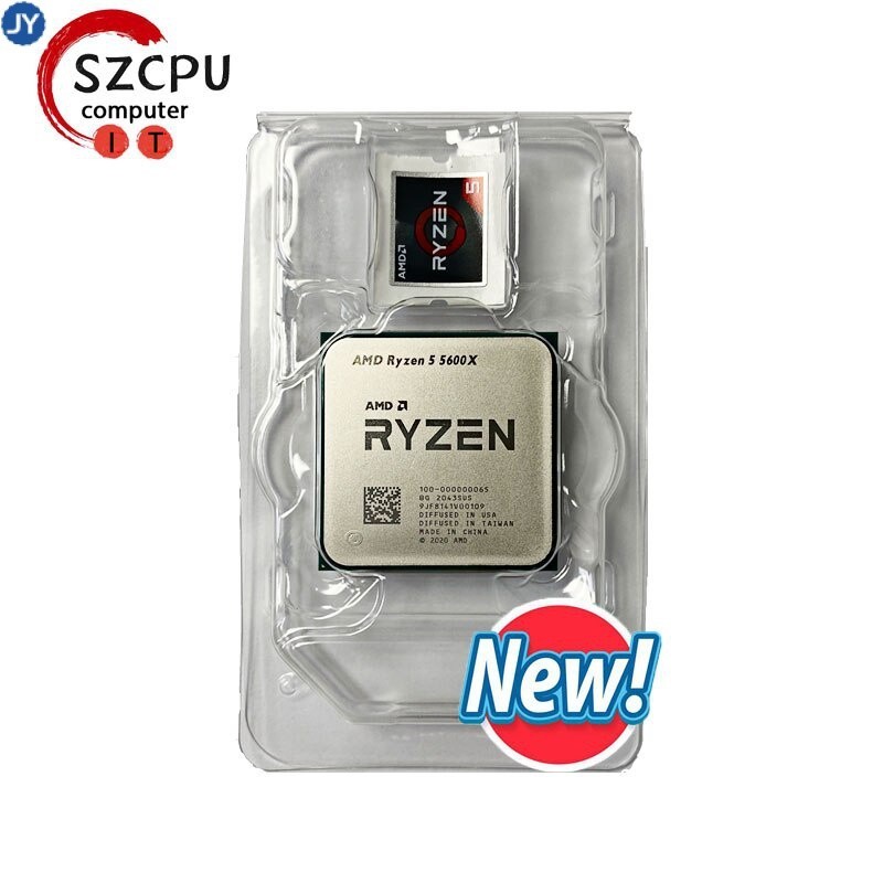 【現貨】amd Ryzen 5 5600x 新 R5 5600x 3.7 GHz 6 核 12 線程 CPU 處理器 7