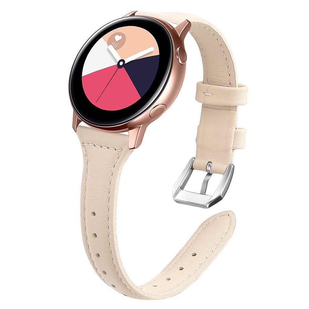 適用於Google Pixel 2/1代錶帶 T字針扣皮錶帶 顯瘦顯白 手腕更換錶帶 谷歌Pixel Watch手錶錶帶