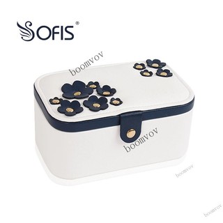 💥臺灣出貨#Sofis首飾盒首飾收納盒飾品收納盒項鏈盒公主歐式韓國手飾品簡約