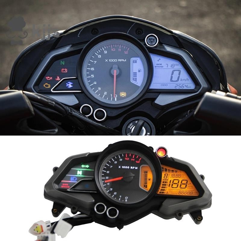 適用於 Bajaj 200NS 轉速表數字里程表摩托車車速表儀表儀表 LCD 儀表