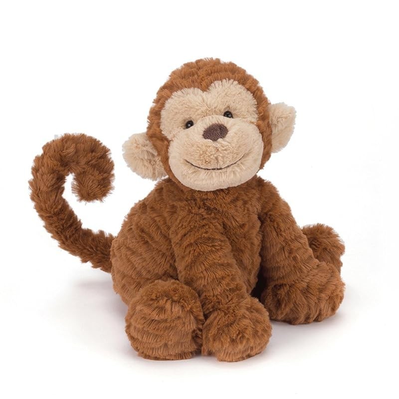 Jellycat Fuddlewuddle Monkey Brown, Jelly Cat 小猴子