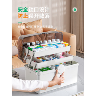 【現貨免運】藥箱家庭裝家用大號醫藥箱藥物收納盒大容量多層藥品收納箱醫療箱