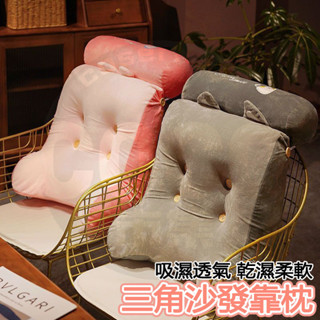 臺灣現貨 造型軟綿靠枕 冰感多功能護腰靠墊 護腰靠枕 三角靠枕 涼蓆靠墊 護腰枕 靠腰枕 辦公椅靠墊 靠背枕 靠腰墊