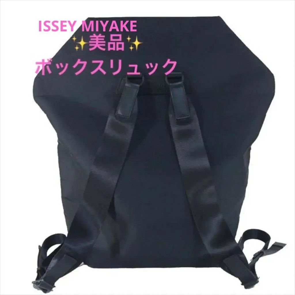 ISSEY MIYAKE 三宅一生 後背包 haat 黑色 mercari 日本直送 二手