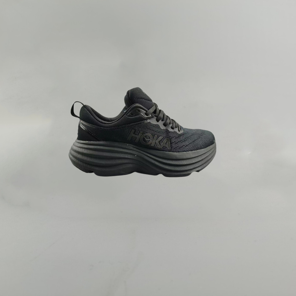 Hoka ONE ONE Bondi 8 Bangdai 8 長途公路低幫跑鞋男款黑色