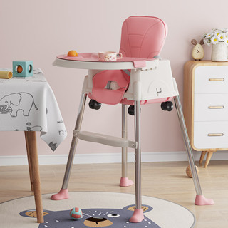 寶寶吃飯餐椅 兒童塑料多功能餐桌可摺疊式便攜式家用嬰兒學坐椅子