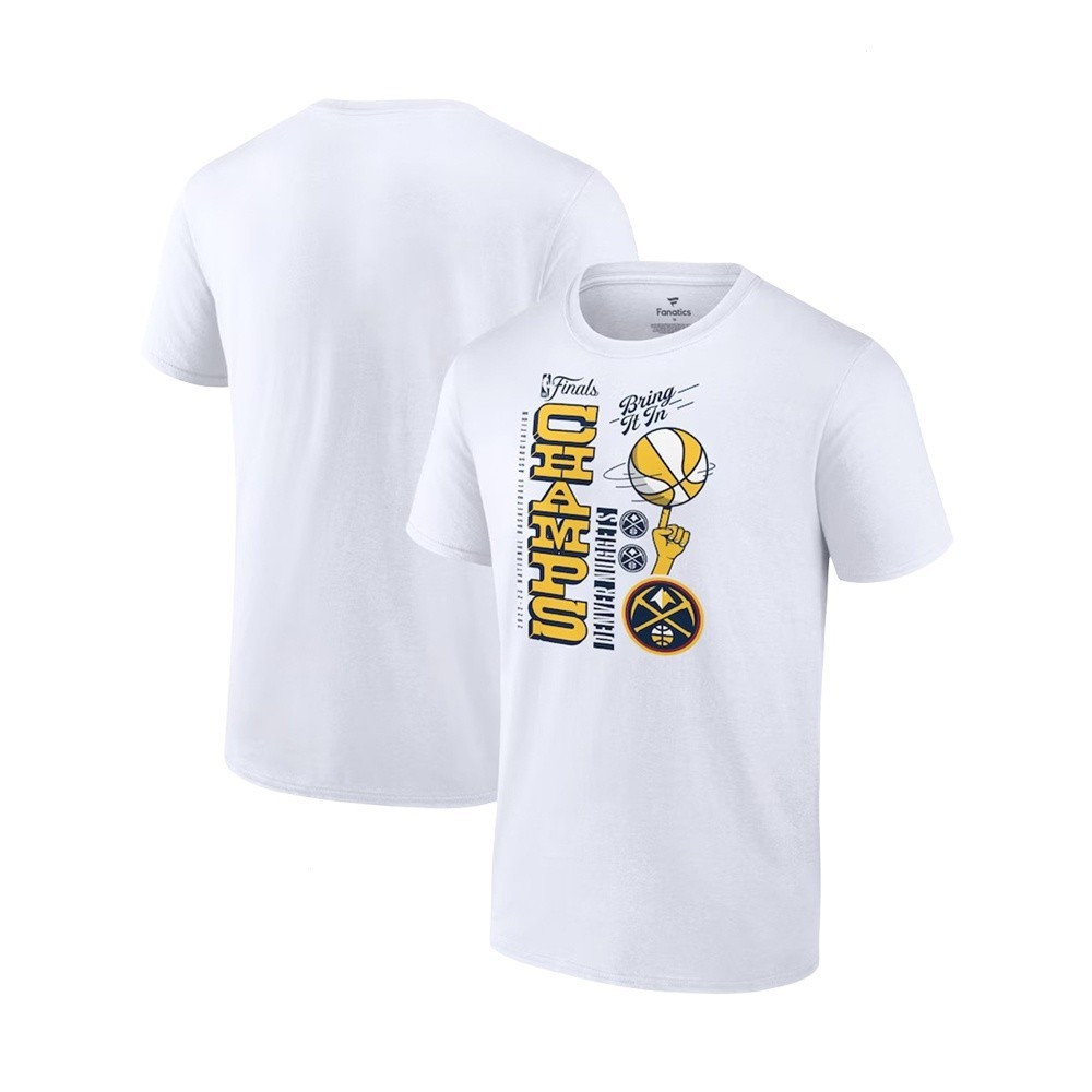 2022-2023 白色款 NBA 總冠軍 丹佛金塊 Denver Nuggets 總冠軍T 恤 休閒T恤  短袖T恤