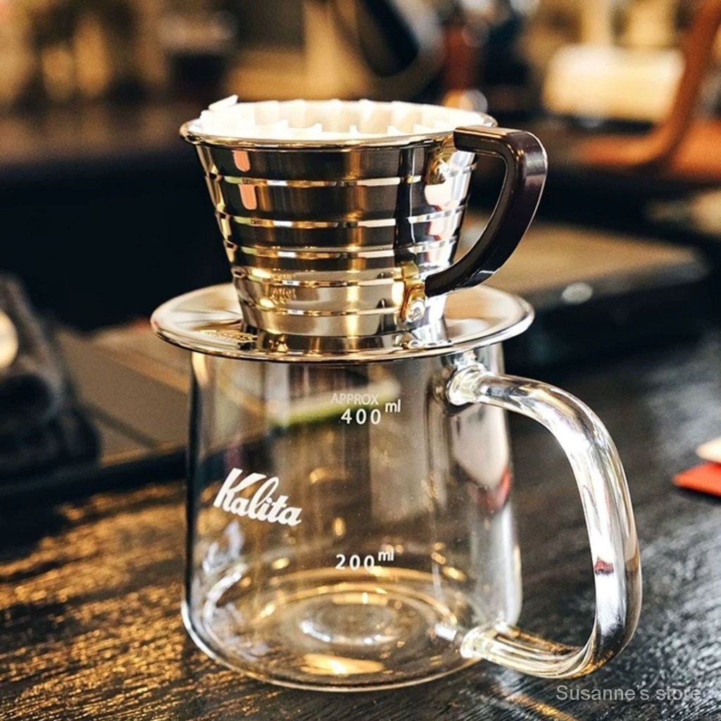 日本kalita蛋糕濾杯手衝咖啡濾杯咖啡壺套裝咖啡器具過濾杯滴漏式