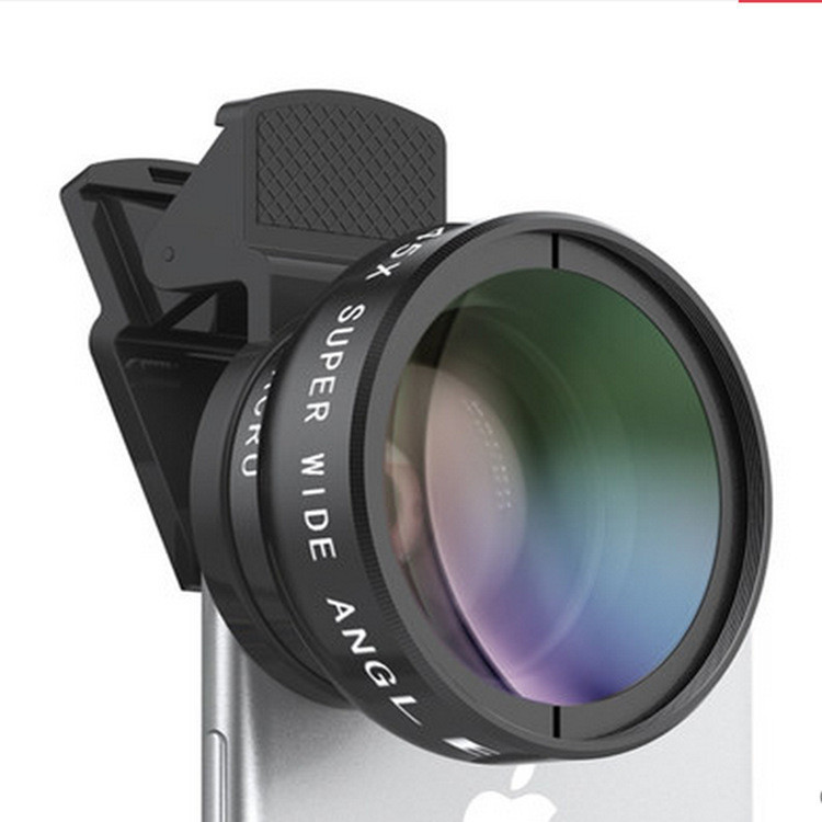 手機鏡頭通用專業0.45X超廣角微距二合一特效鏡頭 0.45X廣角鏡夾手機