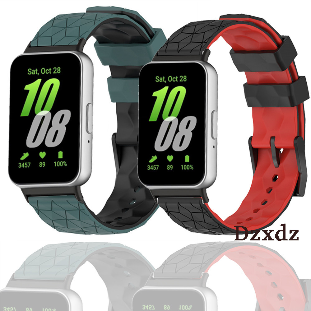 SAMSUNG 三星 Galaxy Fit 3 軟矽膠錶帶腕帶 Galaxy Fit3 替換帶錶帶智能手錶錶帶配件