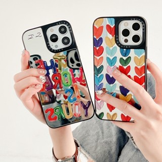 Hearts The World is Yours 軟框鏡面 Casetify 手機殼適用於 iPhone 15 14