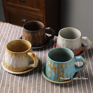 三禾🔹 日式粗陶馬克杯 粗陶咖啡杯 大容量咖啡杯 茶杯 馬克杯 陶瓷杯 陶瓷馬克杯 交換 🔹優選