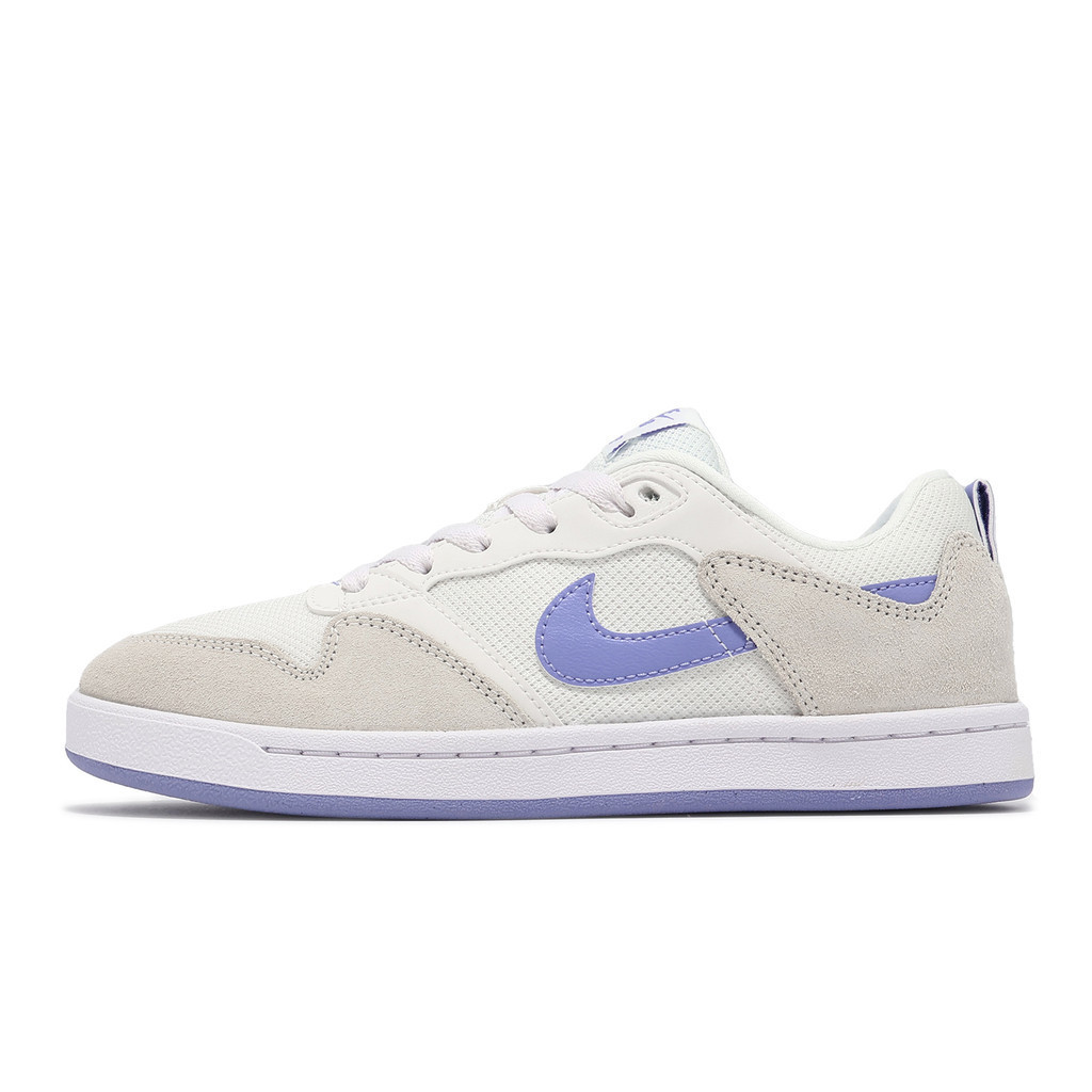 Nike 滑板鞋 Wmns SB Alleyoop 女鞋 白 寶寶藍 麂皮 運動鞋 [ACS] CQ0369-102