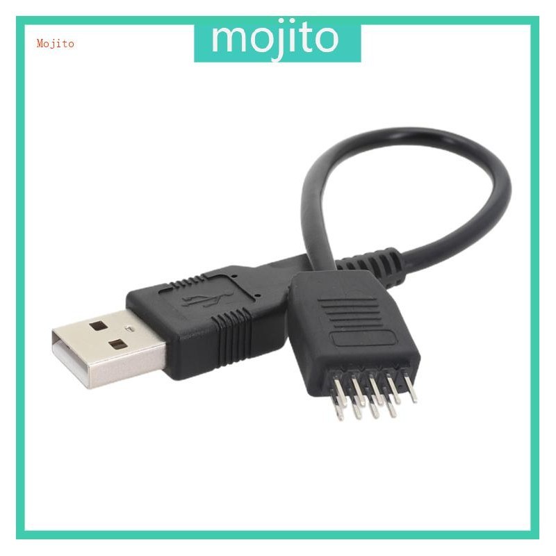 Mojito Usb 公頭轉主板 Usb 9Pin 數據線 Usb 轉主板 Usb 9Pins 連接器