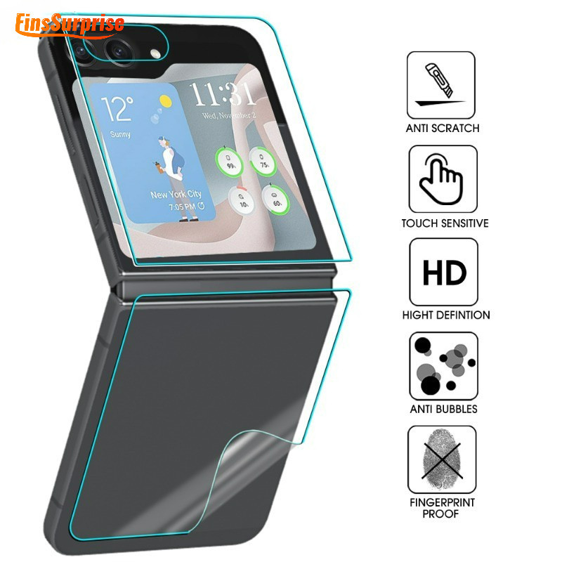 SAMSUNG [驚喜] 三星 Galaxy Z Flip 5 防刮防油水凝膠保護膜 / 屏幕保護膜 / 防指紋手機鋼化