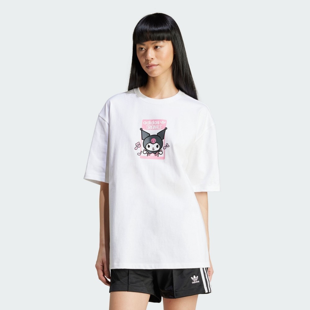 adidas HELLO KITTY 酷洛米 短袖上衣 女 - Originals JG8056 官方直營