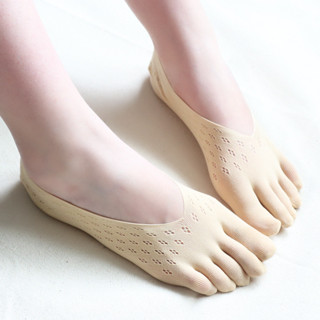 Siliconetoe Socks 絲襪隱形夏季透氣女襪網眼帶孔吸汗低幫襪