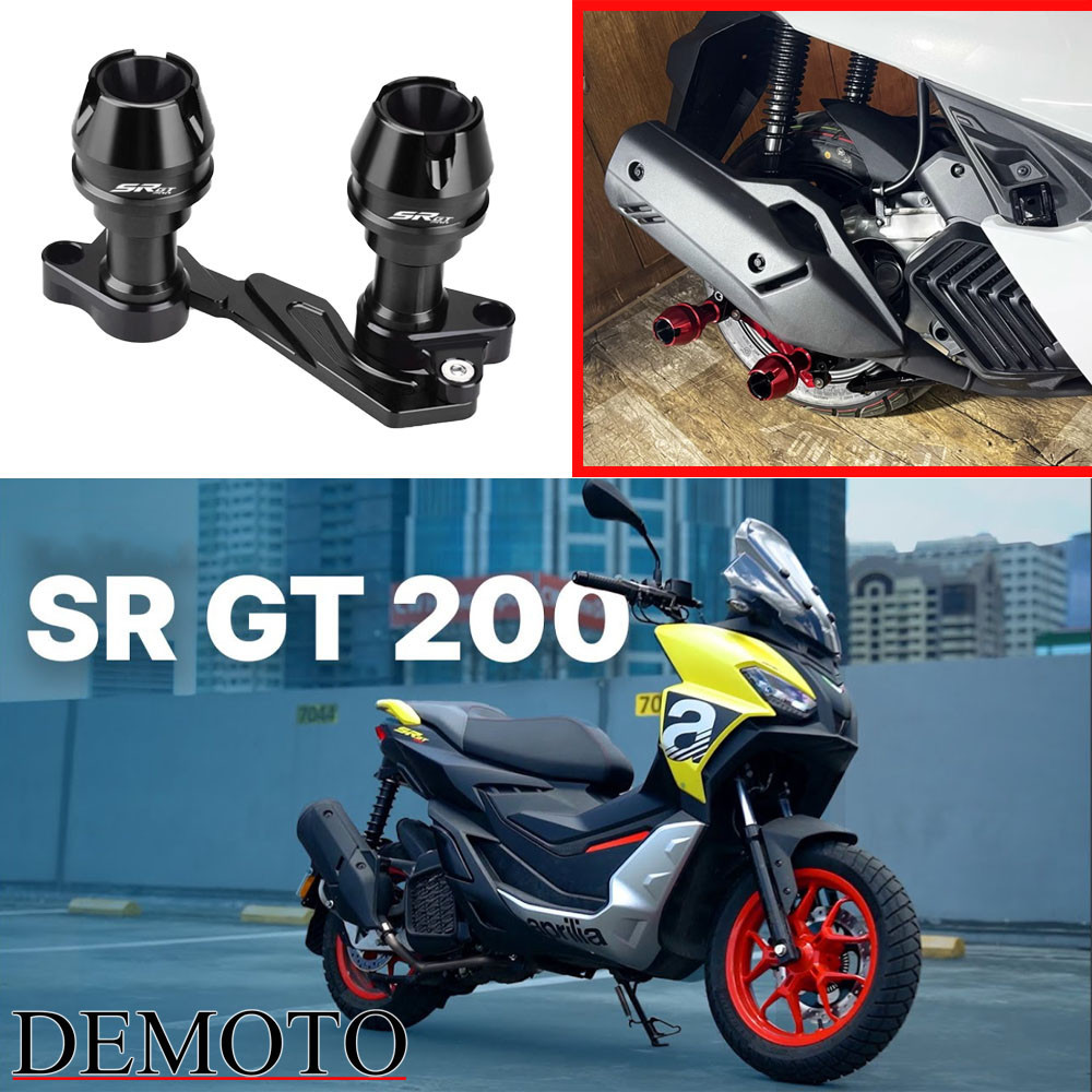 適用於 Aprilia SR GT 200 SRGT200 SR GT200 SR200 GT 防摔保護器摩托車配件防撞