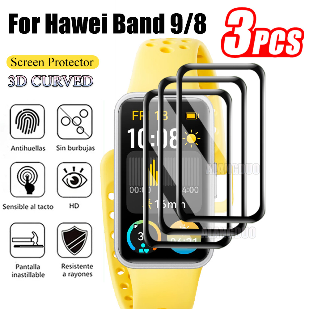 3D螢幕保護貼適用Huawei Band 9 8 7 6 Watch Fit Fit SE 華為手環9螢幕貼膜曲面硬膜