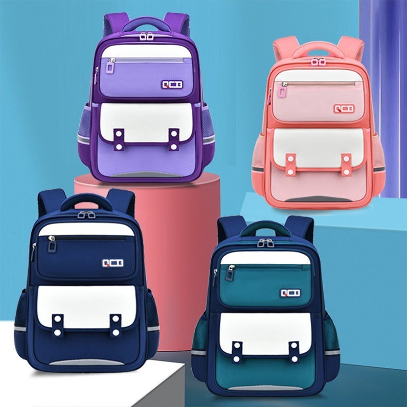 【客製化】【書包】新款 英倫風 1~6年級 小學生 書包 減負 防水 護脊 大容量 兒童 後背包