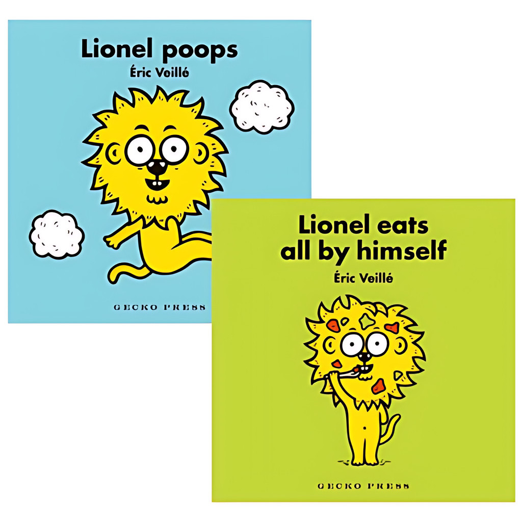 Lionel 生活教育系列 (共2本硬頁書)－Lionel Poops, Lionel Eats All By Himself/Eric Veille【三民網路書店】