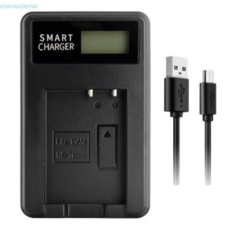 Encounteraa Reliable NB7L LCD 螢幕充電器,適用於 G11 G12 SX30 IS 相機電池