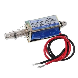 電磁電磁電磁執行器 JF-0530B 迷你 6V 12V 1A 推拉