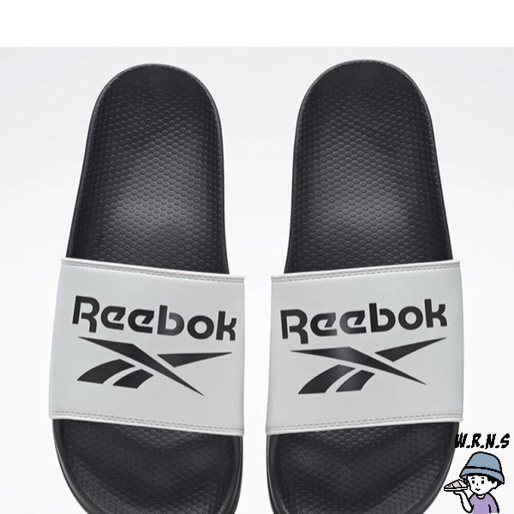 Reebok 男鞋 拖鞋 FULGERE SLIDE 白黑 100063274