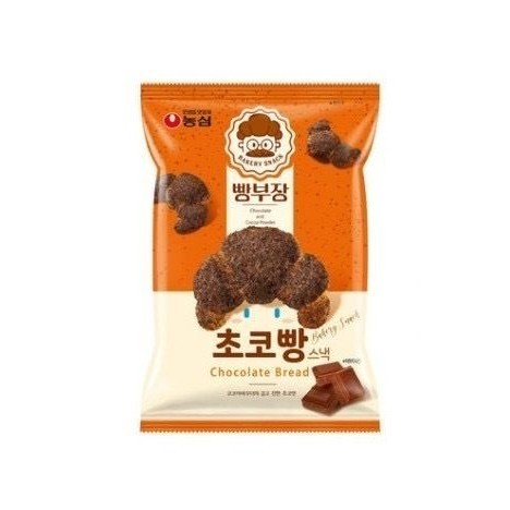MR韓國(7) 農心 牛角麵包造型餅乾 巧克力口味(55g)