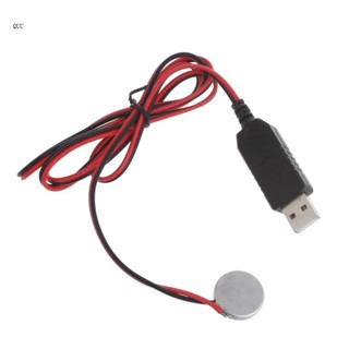 Quu USB 轉 CR2032 充電器電纜線可靠的電源,適用於手錶玩具車遙控器