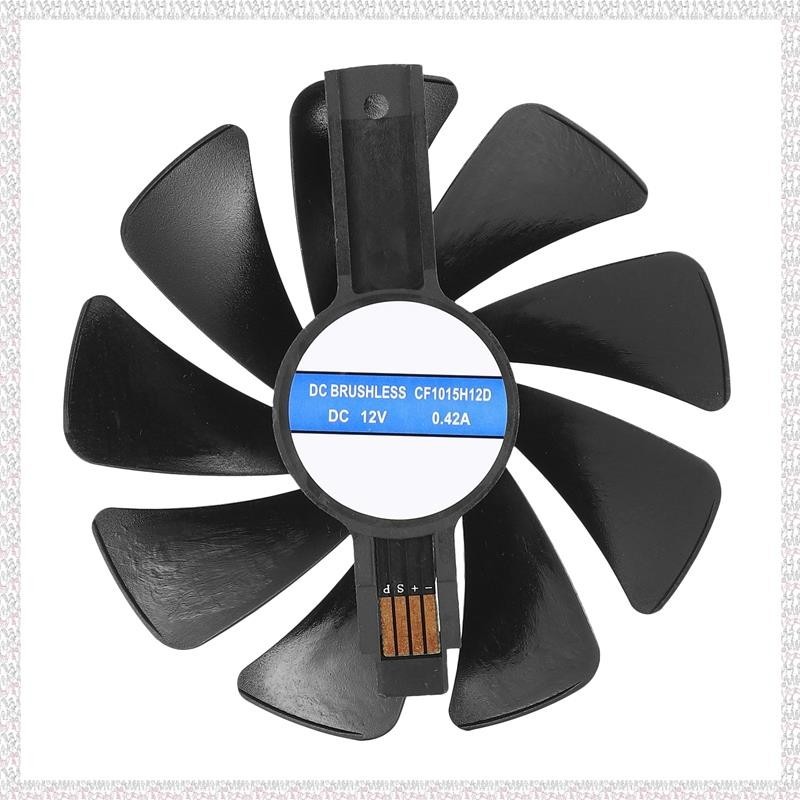 (U P Q E)95Mm CF1015H12D DC12V 顯卡冷卻器冷卻風扇更換藍寶石硝基 RX480 8G RX